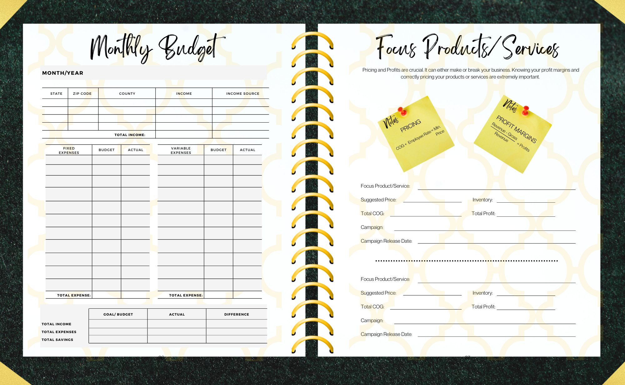 (DIGITAL) Boss Up Planner Entrepreneur Edition